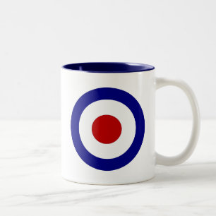 Mod Target Two-Tone Coffee Mug