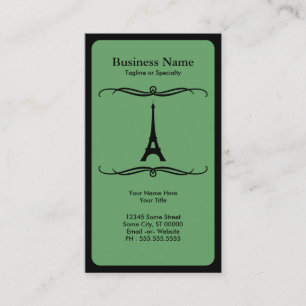 mod travel (eiffel tower) business card