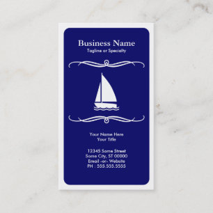 mod travel (sail boat) business card