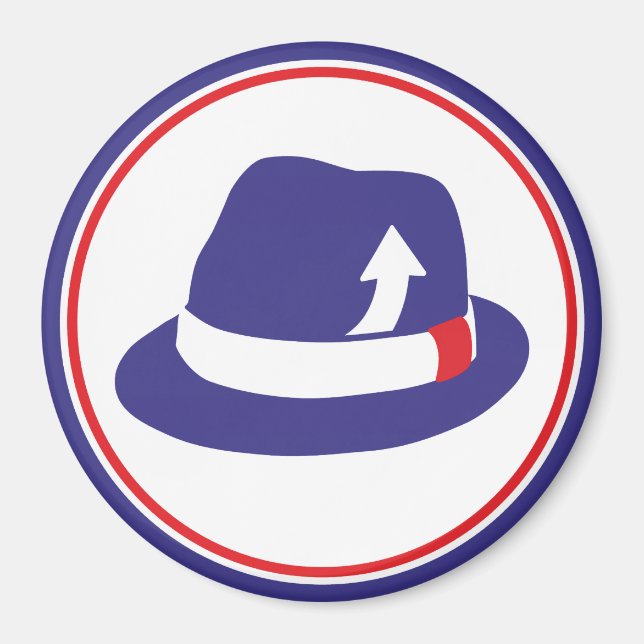 Mod Trilby Magnet (Front)