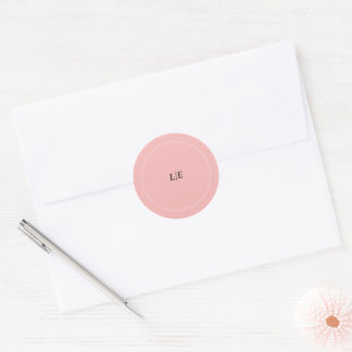 Mod Tulip Wedding Invitation Seal