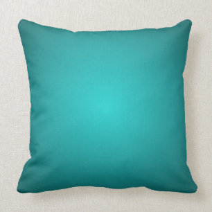 Mod Turquoise Dimensional 3D Spectrum Decor Pillow