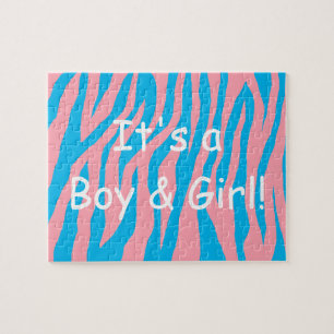 Mod Zebra Pattern Jigsaw Puzzle