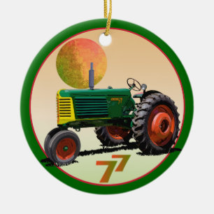 Model 77 Row Crop Ceramic Tree Decoration