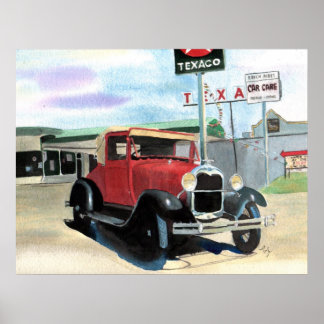 Model A antique car Canvas Print