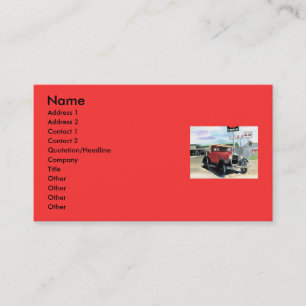 Model A Business Card