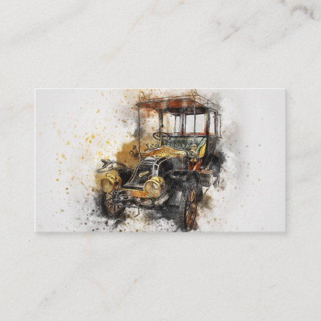 Model A Classic Car Business Card (Front)