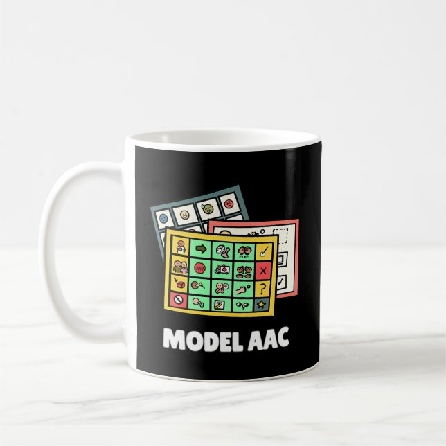 Model Aac Core Board Speech Pathologist Speech Pat Coffee Mug (Left)