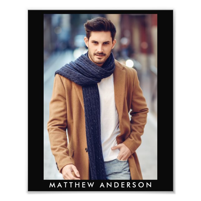 Model Actor 8 x 10 Photo Portfolio Print B (Front)