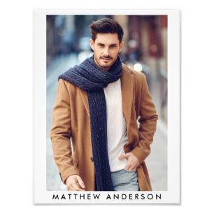 Model Actor 9 x 12 Photo Portfolio Print W