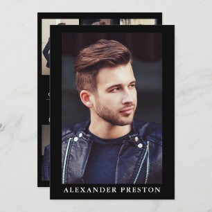 Model Actor Comp Card Zed Card 7 Photo 2 Sided 5x7