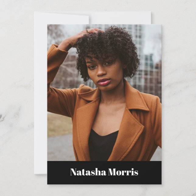 Model Actor Dancer 4 Photo Comp Invitation (Front)