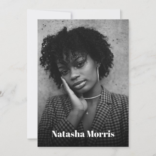 Model Actor Dancer 4 Photo Comp Invitation (Front)