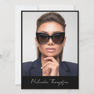 Model Actor Modelling Comp Card 5 Photo Script