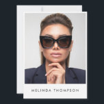 Model Actor Modelling Comp Card 5 Photo White<br><div class="desc">A customised modern modelling comp card with 5 photo and your text. Customise the text,  model actor photos and make it your own.</div>