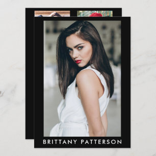 Model Actor Pro Comp Card Female 5 Photo