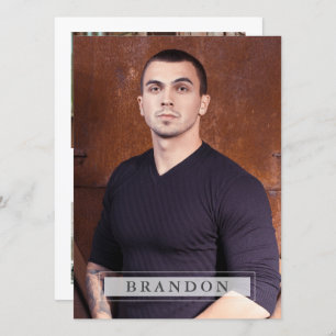 Model Actor Zed Comp Card 5 Photo 5.5x7.5 Pro