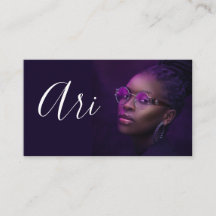 Model Actress Business Card