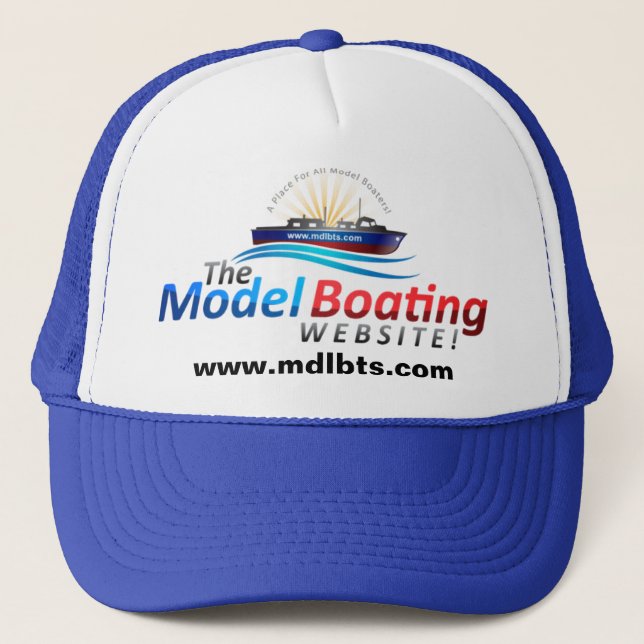 Model Boats Website Cap! Trucker Hat (Front)