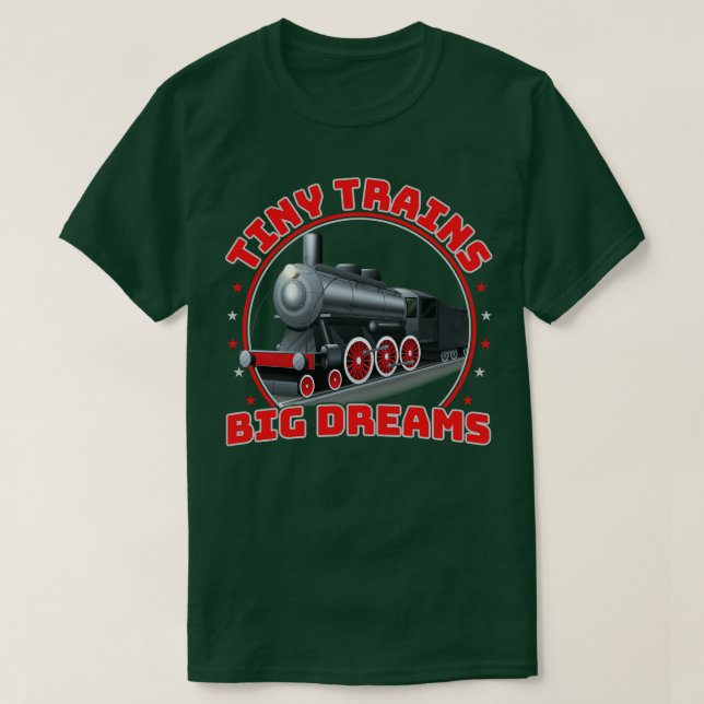 Model Builder Model Train Model Locomotive 3 T-Shirt (Design Front)