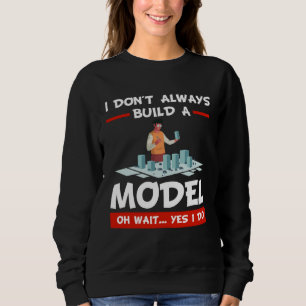 Model Building Cars Train Builder Kit Rocket Airpl Sweatshirt