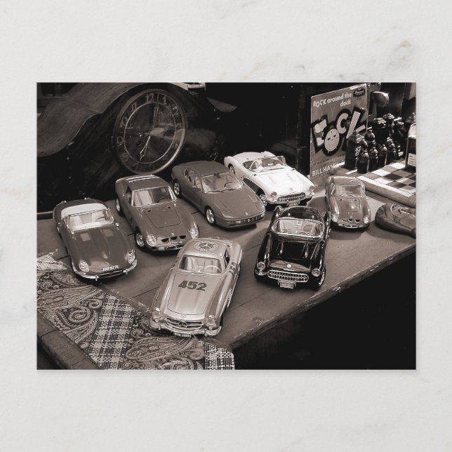 Model Cars Postcard (Front)