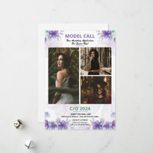 Model Casting Call Flyer Template