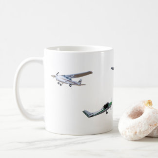 Model Cessna Aircraft in Flight Coffee Mug