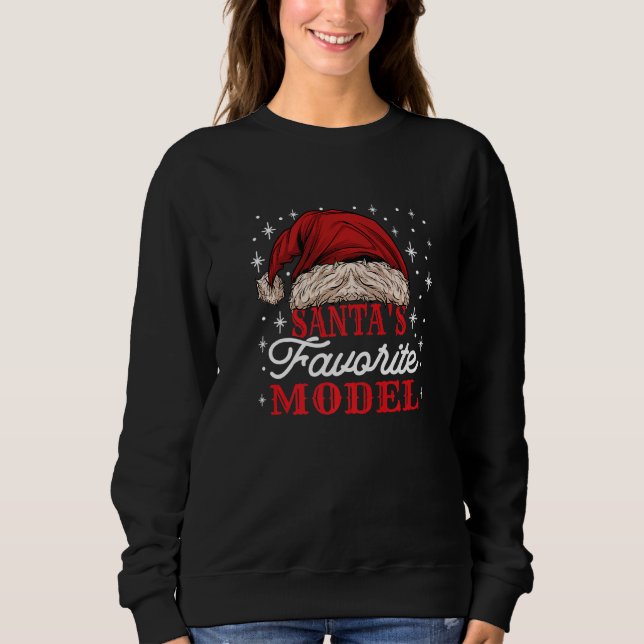 Model Christmas Sweatshirt (Front)