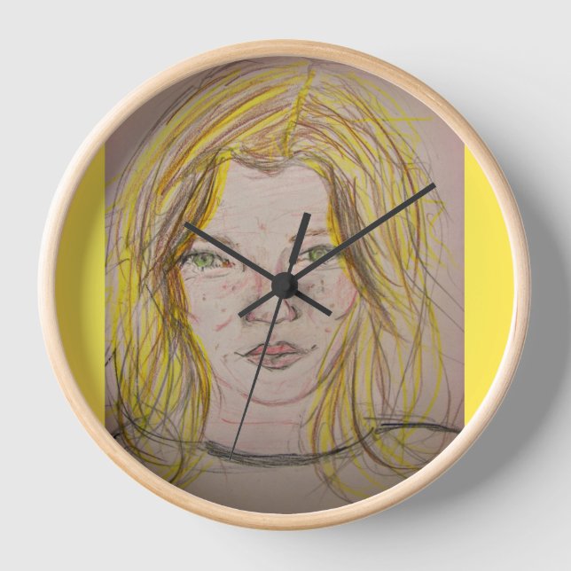 Model Girl  Clock (Front)