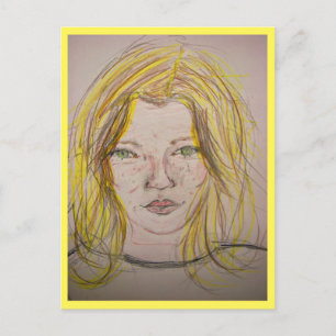 Model Girl Postcard