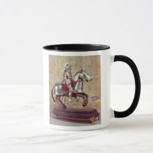 Model of a barded horse and rider, c.1640 mug