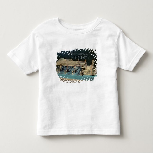 Model of a bridge over the Rhine Toddler T-Shirt (Front)