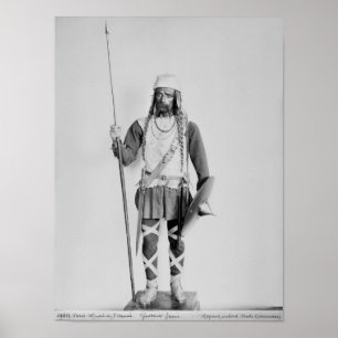 Model of a Frankish warrior Poster