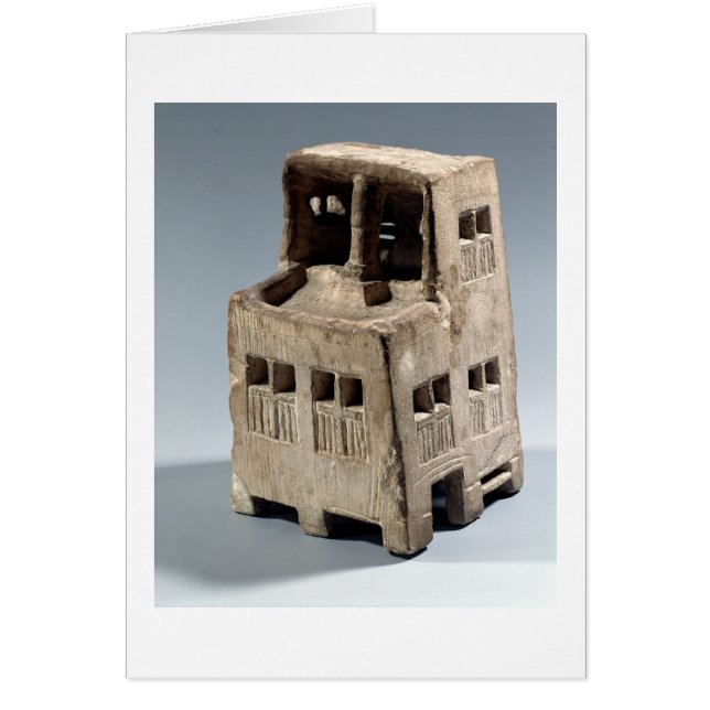 Model of a house (limestone) (Front)
