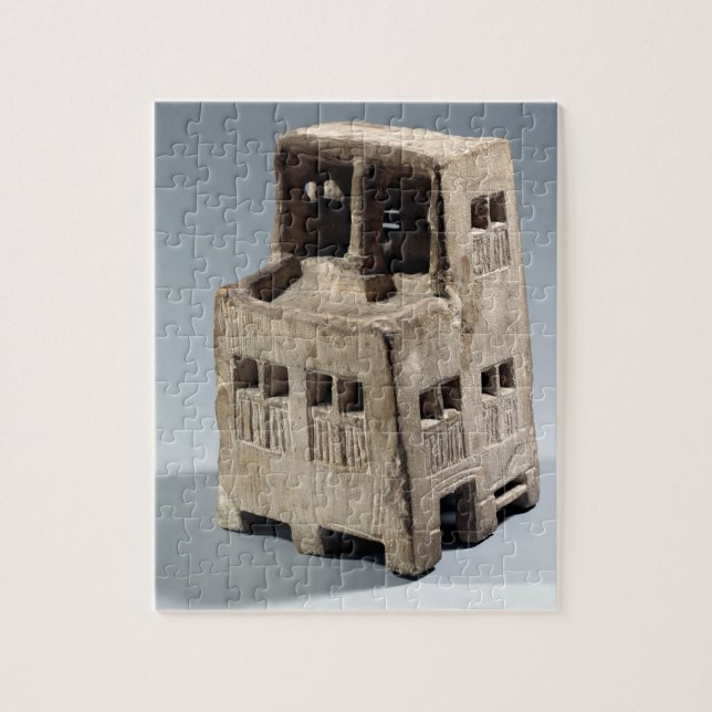 Model of a house (limestone) jigsaw puzzle (Vertical)