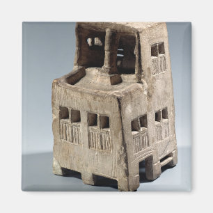 Model of a house (limestone) magnet