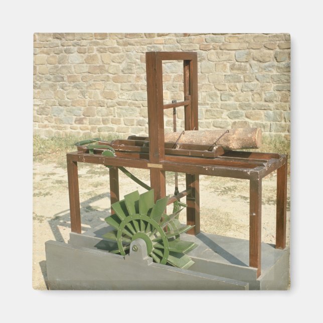 Model of a hydraulic saw magnet (Front)