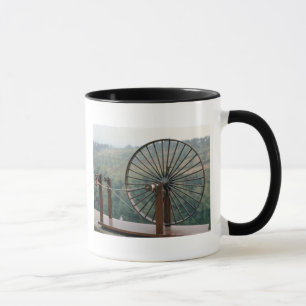 Model of a spinning machine mug