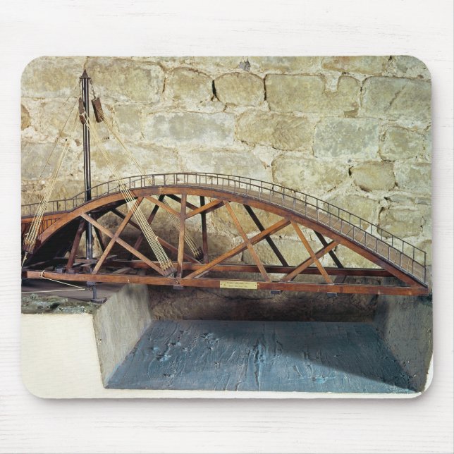 Model of a swing bridge mouse pad (Front)