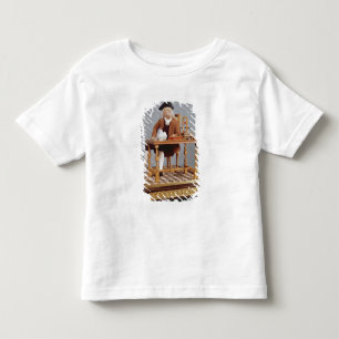 Model of Benjamin Franklin at his table Toddler T-Shirt
