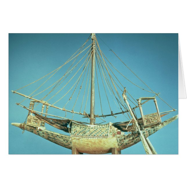 Model of one of the pharaoh's boats (Front Horizontal)