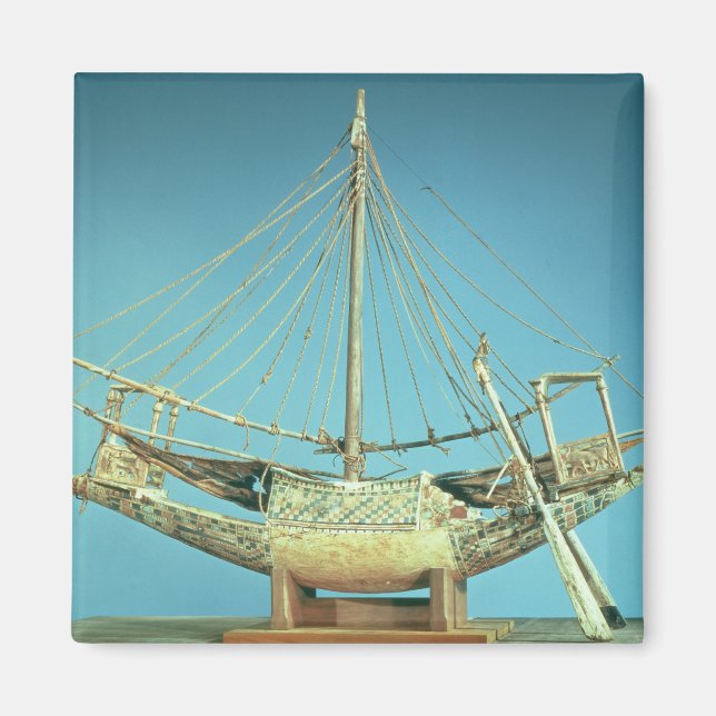 Model of one of the pharaoh's boats magnet (Front)