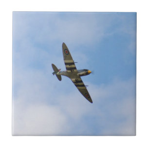 Model of Spitfire MK IX MK923 Ceramic Tile