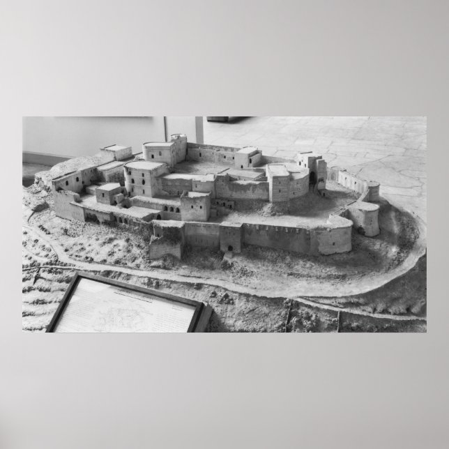 Model of The Krak des Chevaliers, model Poster (Front)