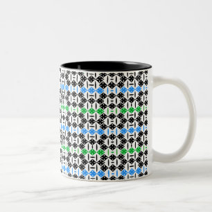 Model Oltenesc Two-Tone Coffee Mug