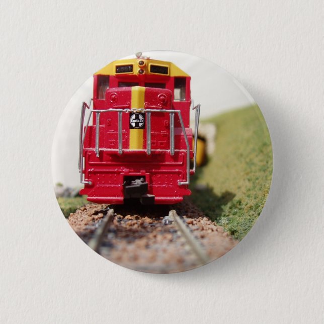 Model Railroading 6 Cm Round Badge (Front)