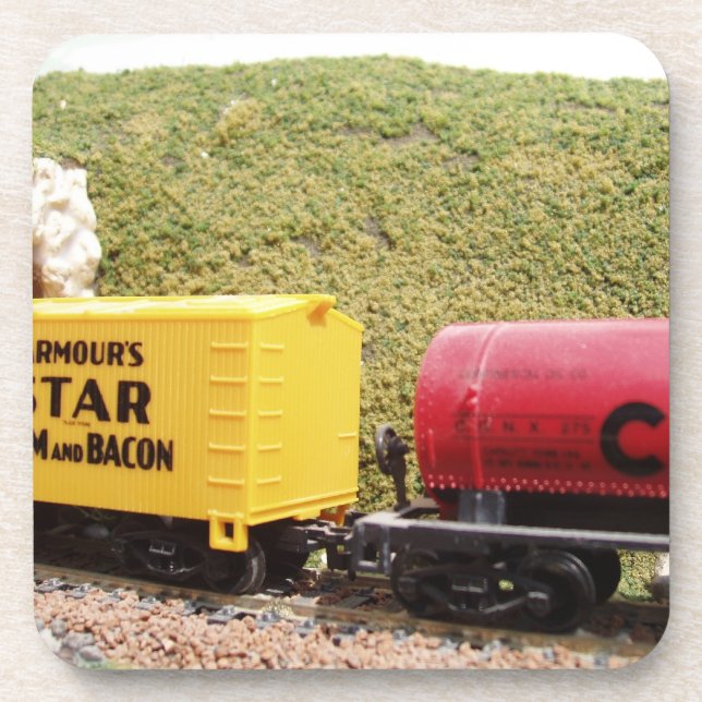 Model Railroading Coaster Set (Front)
