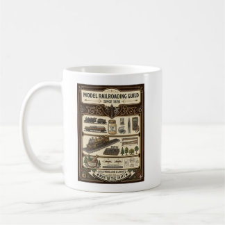 Model Railroading Guild - Master of the Miniature  Coffee Mug