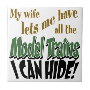 Model Railroads Ceramic Tile